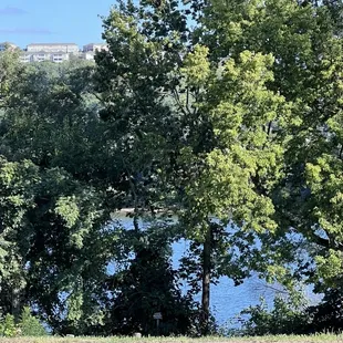 The Ohio River rolling by