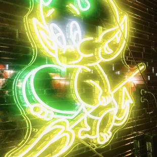 angel and Devil neon signs