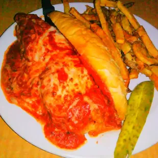 a plate of food