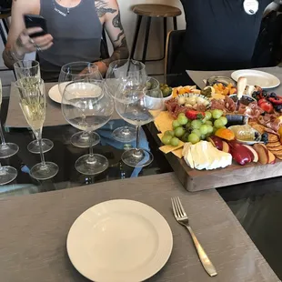 freah fruits and wine time!