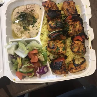 Chicken Kabob Entree