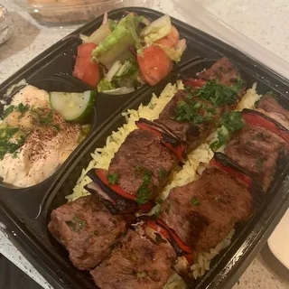 Beef Shish Kabob Entree