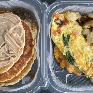 Cinna-Bomb Pancakes The Mediterranean Omelette