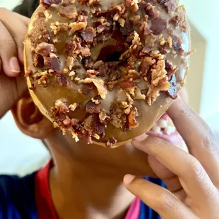 Chocolate Maple Bacon Donut