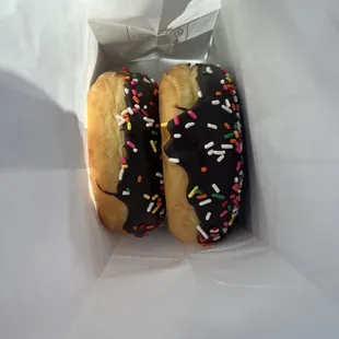 Chocolate sprinkle donut