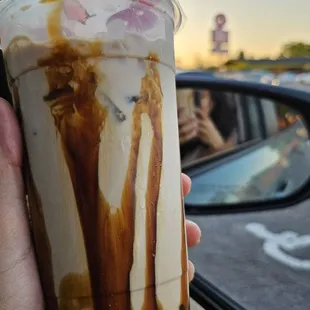 Brown sugar boba tea