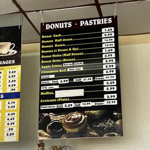 Donut prices