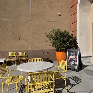 Outside table