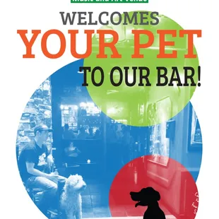 Sip is pet friendly! Just ask the bartender for dog treats and a water bowl.
