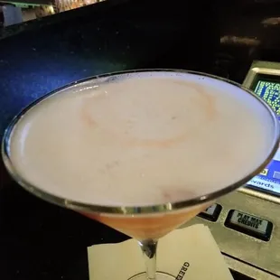 Jeremy's pine-camo martini!