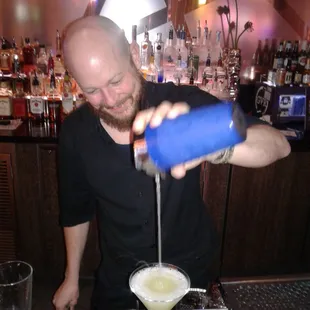 Ask this bartender to make you something yummy! It will be even better!