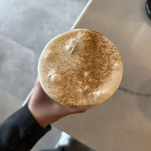 sweet cream with dash of cinnamon for slutty chai