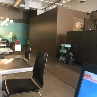 View from the front area