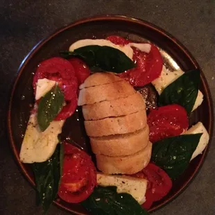 This is a Caprese salad that is both beautiful and delicious.