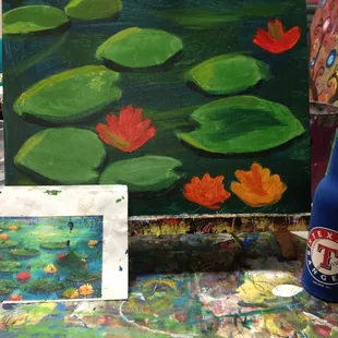 Finished Lily Pad painting!