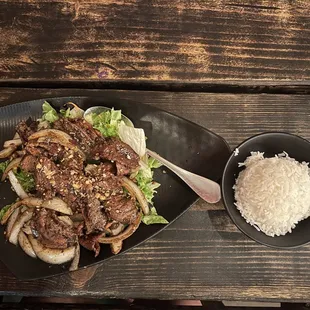 Garlic and Black Pepper Stir Fry w/Beef