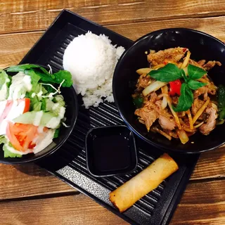 Pad Gra Prao Lunch