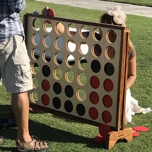 Giant connect four