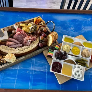 Giant Pretzel Charcuterie