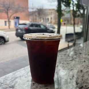 Coffee with a window view