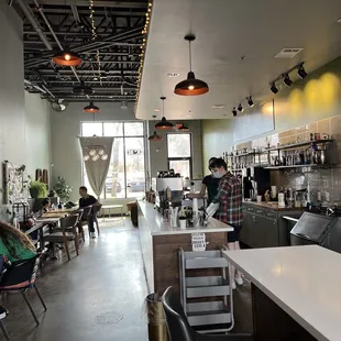 people sitting at tables