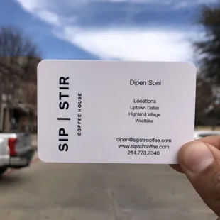 In case you get lost!