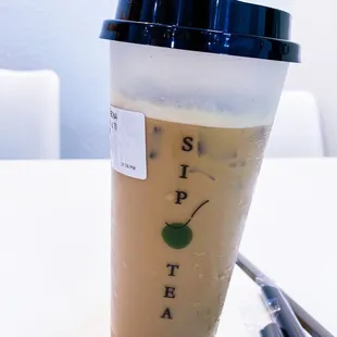 Hazelnut cold coffee