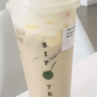 Ramen Pudding Milk Tea