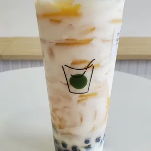 Mango tornado with Boba! Delicious!