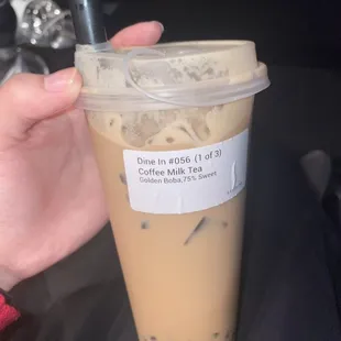 Coffee Milk Tea Boba