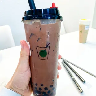 Chocolate Milk Tea Boba