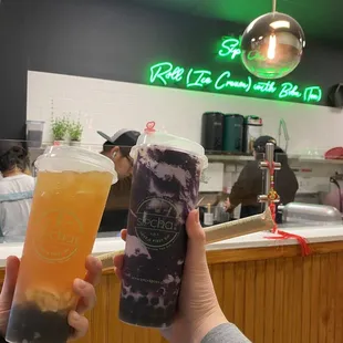 Ube Meets Taro and Lychee Jade