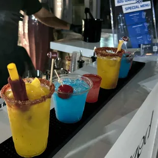 Game Day Margarita
Blue Blitz
Kickoff Candy Shot