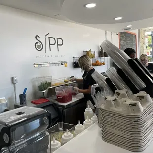 interior, sushi and sashimi