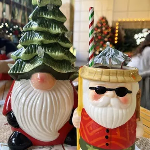 anta and christmas tree
