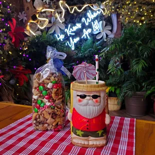 Chex mix &amp; Sippin Santa