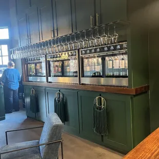 Self serve wine area