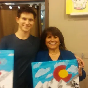 Night out with my grandson!