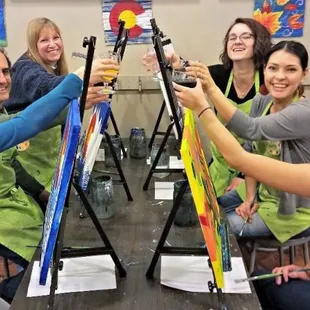 Sipping N' Painting Hampden is the most fun thing to do in Denver!