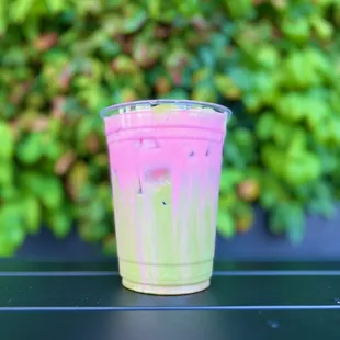 Iced Strawberry Matcha