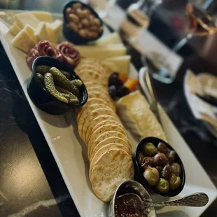 Cheese &amp; charcuterie pre-made board