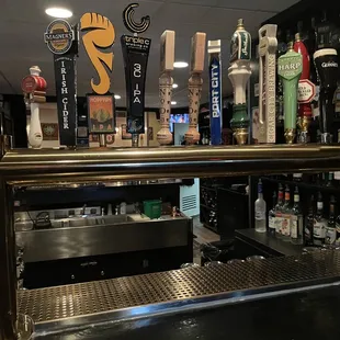Draught beer selection