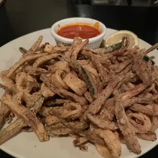 Flash Fried Zucchini