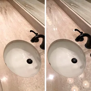 two sinks in a bathroom