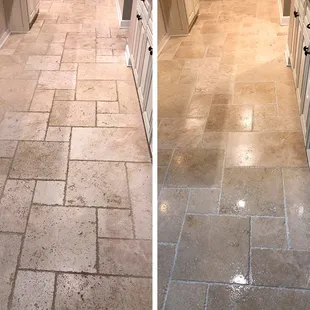 before and after cleaning
