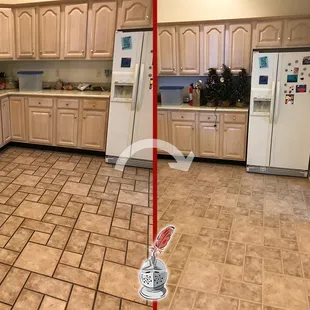 Kitchen Grout Cleaning and Sealing