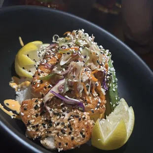 Blackened Salmon Bowl