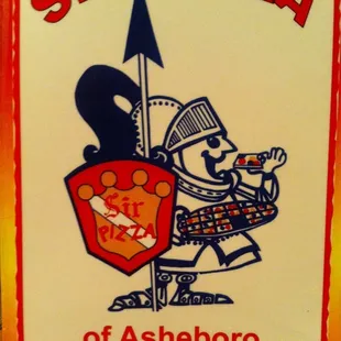 a sign for sir pizza