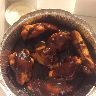 BBQ chicken wings