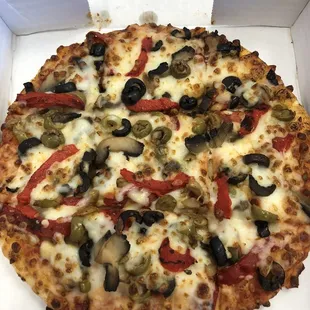 "The Royal Veggie" during Lexington Pizza Week
